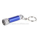 Fabricant en gros Couleur Customized Metal led Petite torche de porte-clés à poche